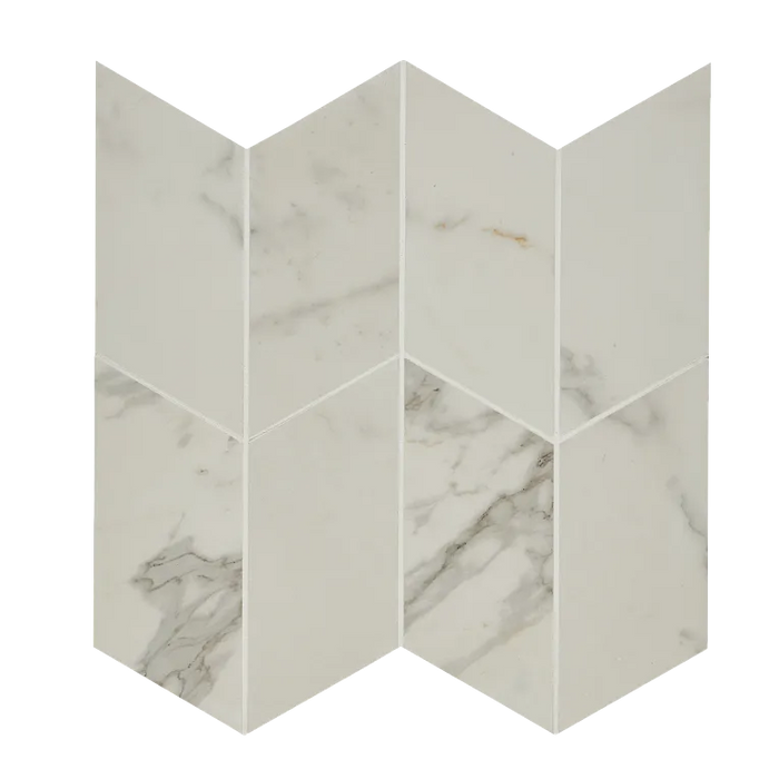 Arizona Tile - Marvel - Archer Mesh Matte - Rectified Porcelain Mosaic - Calacatta Extra