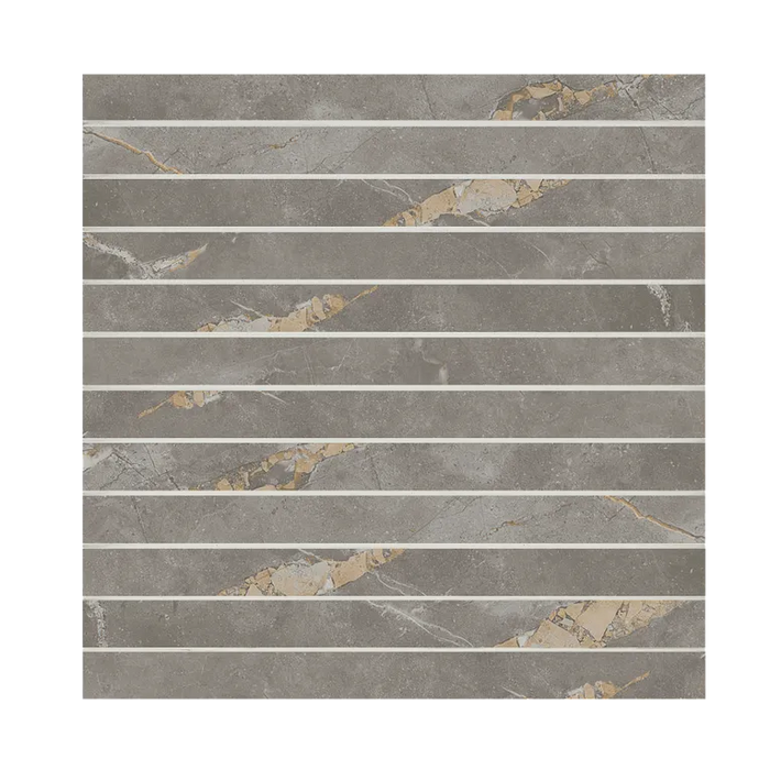 Arizona Tile - Marvel - Straight Stack Mesh - Rectified Porcelain Mosaic - Fior Di Bosco Matte