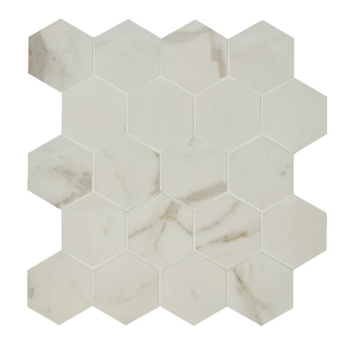 Arizona Tile - Marvel - Small Hex Mesh - Rectified Porcelain