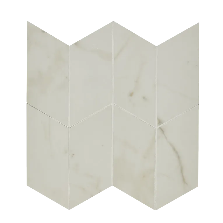 Arizona Tile - Marvel - Archer Mesh Polished - Rectified Porcelain Mosaic - Calacatta Prestigio