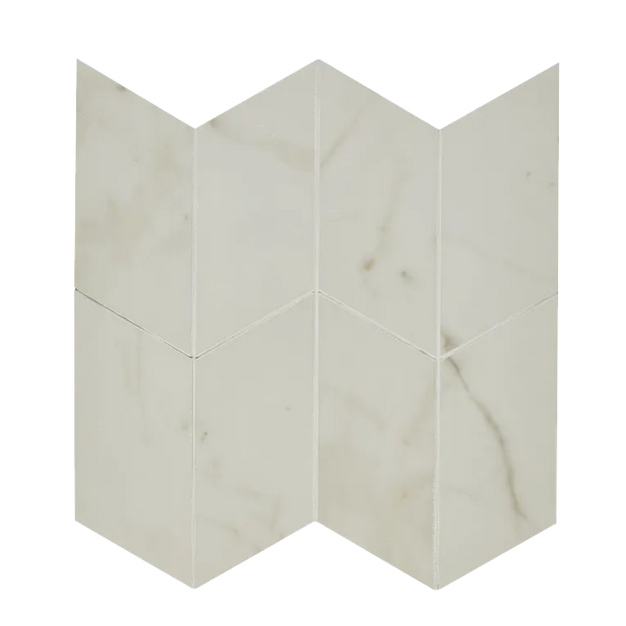 Arizona Tile - Marvel - Archer Mesh Polished - Rectified Porcelain Mosaic - Calacatta Prestigio