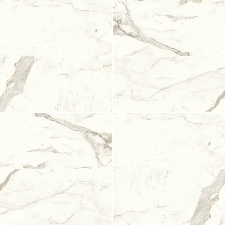 Arizona Tile - Marvel 12&quot; x 24&quot; Polished Rectified Porcelain Tile - Calacatta Prestigio