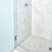 Arizona Tile - Themar Series - 2 3/8" x 2 3/8" Rectified Matte Porcelain Mosaic - Venato Gold - Shower Install