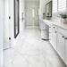 Arizona Tile - Themar Series - 24" x 24" Rectified Matte Porcelain Tile - Venato Gold - Bathroom Install