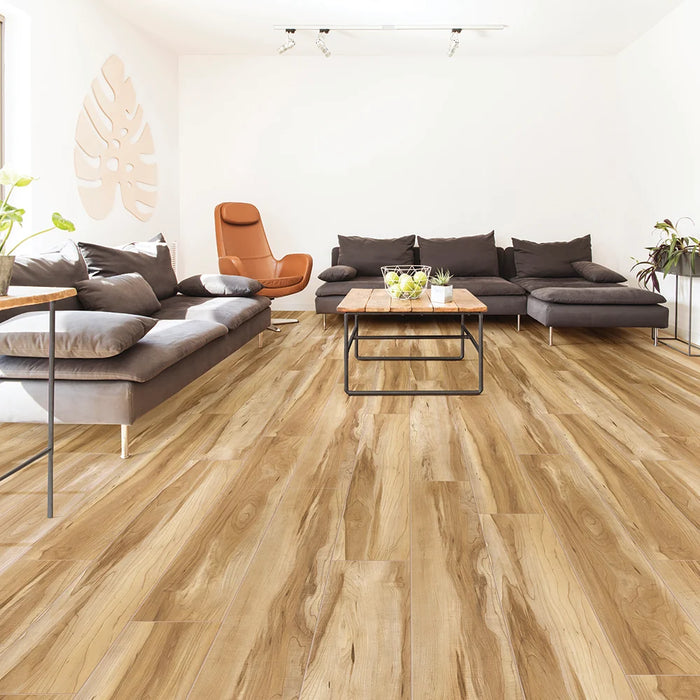 MetroFlor - Engage Inception 120 Collection - Sugar Wood Maple Room Scene