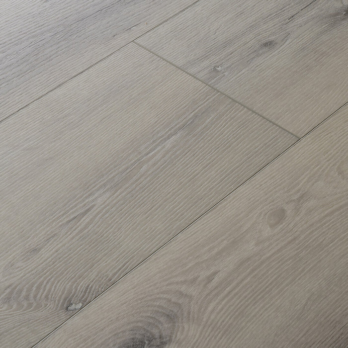 The Innova Collection - 9 in. x 60 in. SPC Luxury Vinyl - Silver Oak Angled View