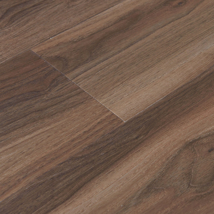 The Innova Collection - 7.5 in. x 48 in. WPC Luxury Vinyl - Appalachian Walnut Angled View