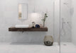 Moma Ceramiche - Ecoslate - 24" x 48" Slate Look Porcelain Tile - White Installed
