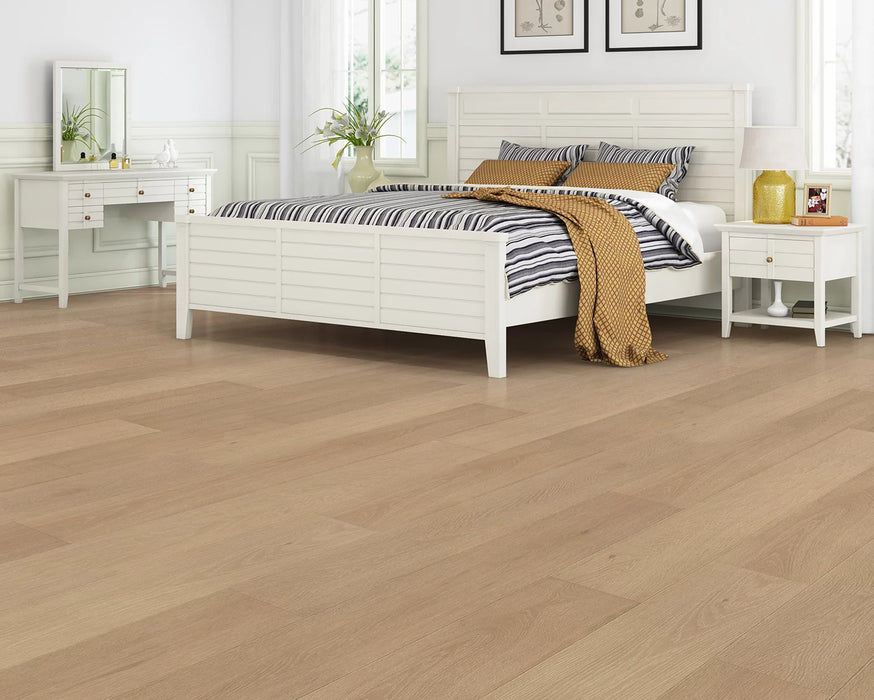 LW Flooring - Pristine - 7.5" x 74 3/4" - Engineered Hardwood - Monarch Bedroom Install