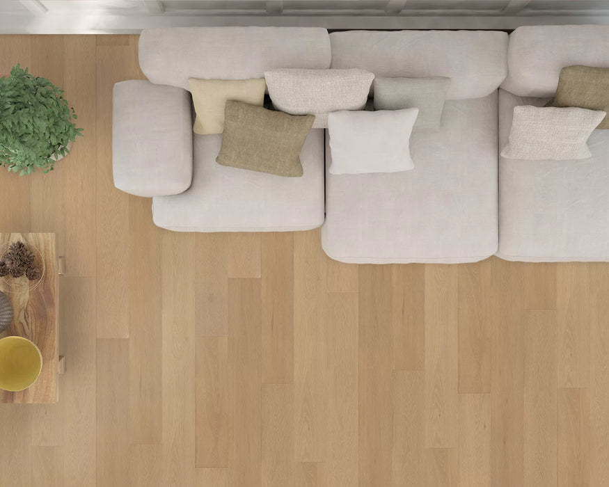 LW Flooring - Pristine - 7.5" x 74 3/4" - Engineered Hardwood - Monarch Top Down View