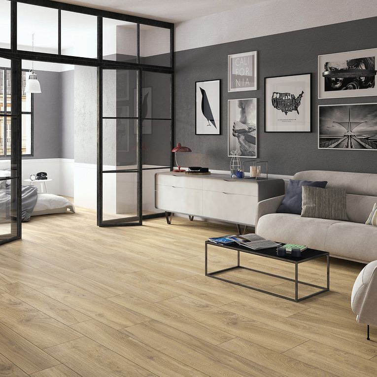 Arizona Tile - More Wood Series - Matte  8" x 48" Rectified Porcelain Tile - Miele