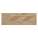 Lungarno - New Dimensions 12" x 36" 3D Ceramic Wall Tile - Dark Oak Chevron