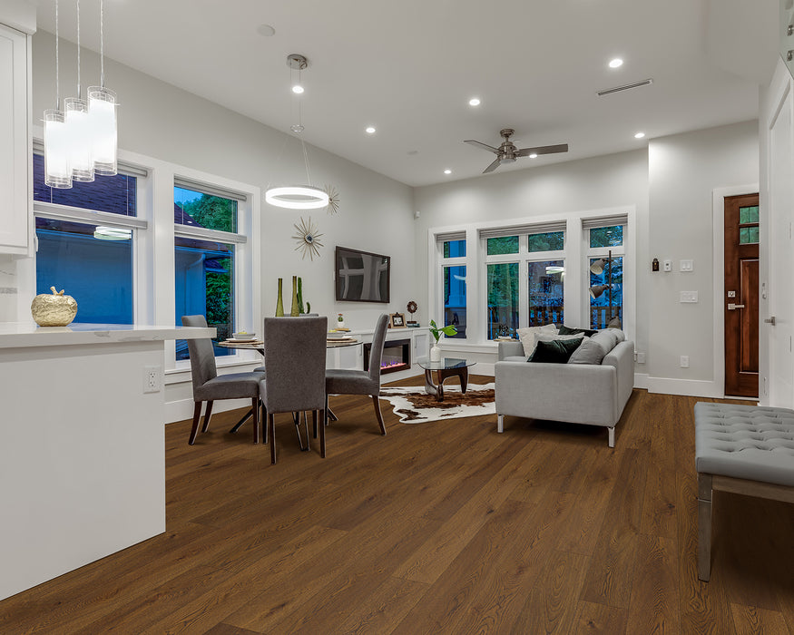 LW Flooring - Renaissance - 7.5" x 74 3/4" RL - Engineered Hardwood - Napoli room scene