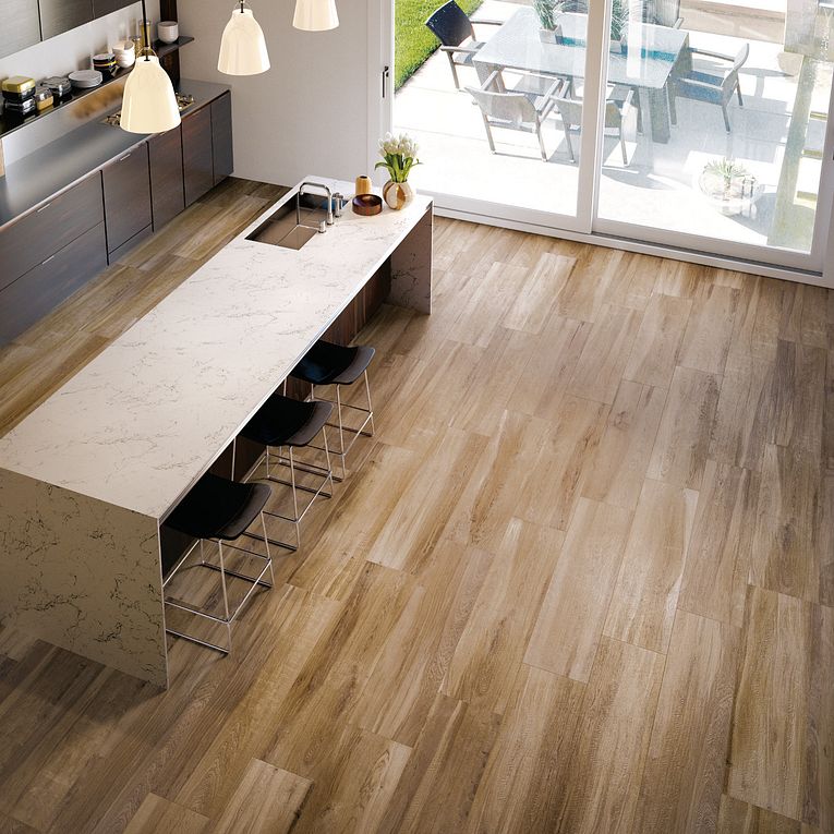 Arizona Tile - Aequa Series - 8&quot; x 32&quot; Porcelain Tile - Tur floor installation