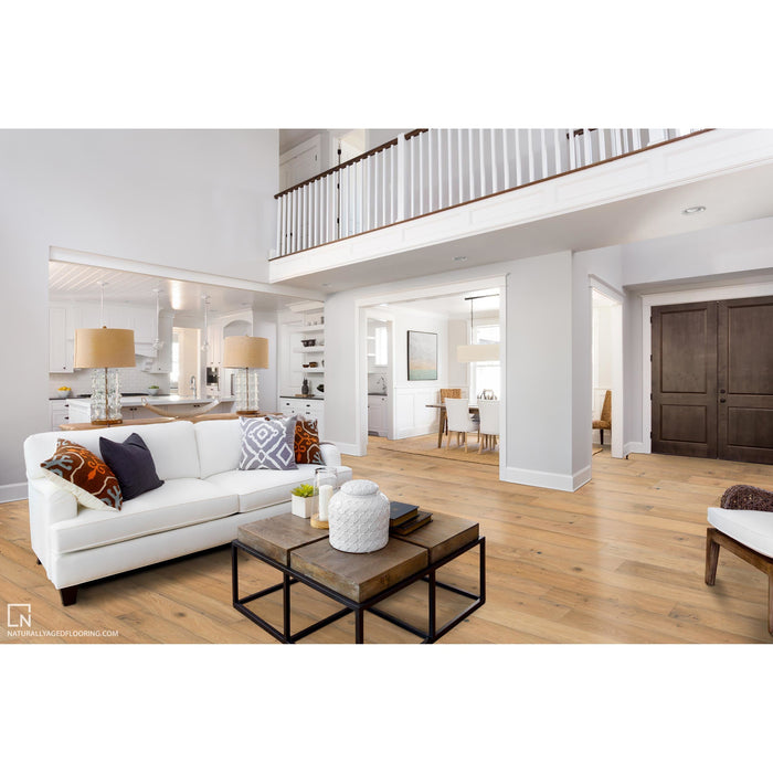 Naturally Aged Flooring - Royal Collection- Hand Scraped Maple Engineered Hardwood - Cliffside