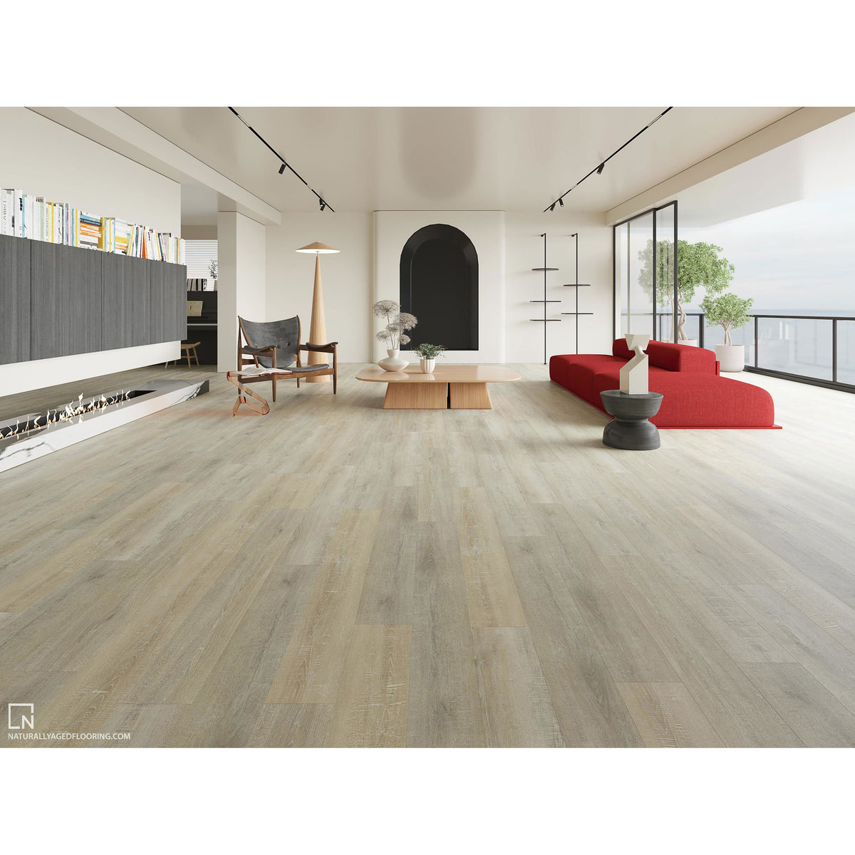 Naturally Aged Flooring - Northshore Laminate - Kona Installed