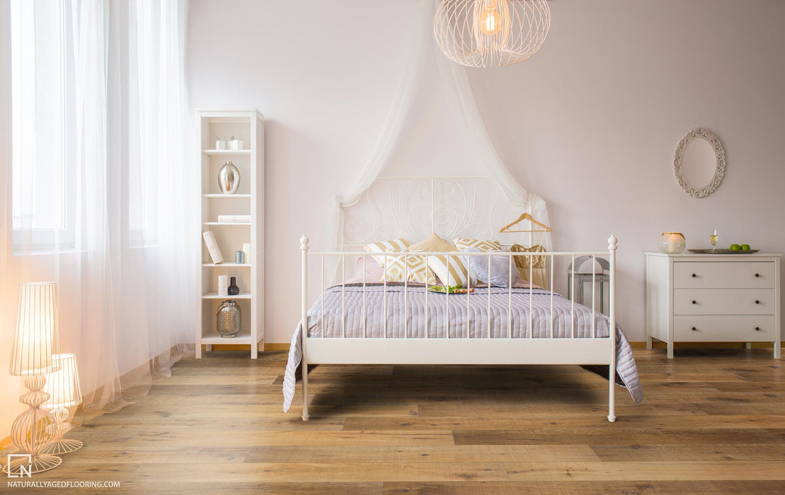 Naturally Aged Flooring - Medallion Collection - Engineered Hardwood - Cellar Room Scene