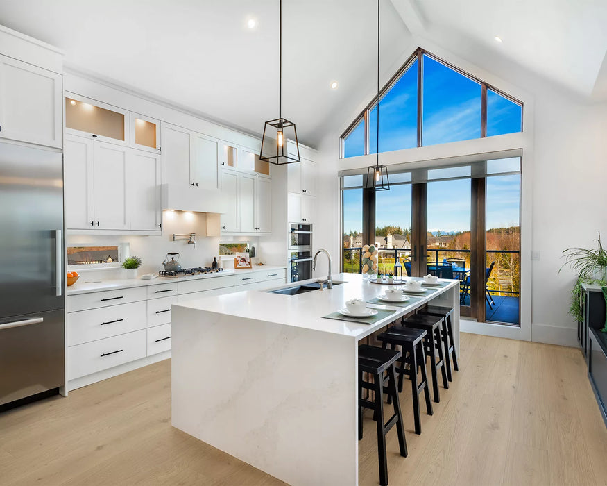 LW Flooring - Paradise Island - 10 1/4" x 86 5/8" RL - Engineered Hardwood - Nevis Kitchen Install