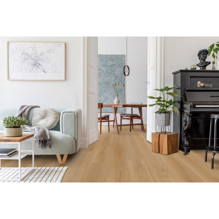 NexxaCore Luxury Vinyl Plank - The Masterpiece - 9" x 71" - Easel Room Scene