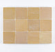 Lungarno - Zellige Bespoke - 4" x 4" Glossy Terracotta Tile - Nomad Sand Panel View