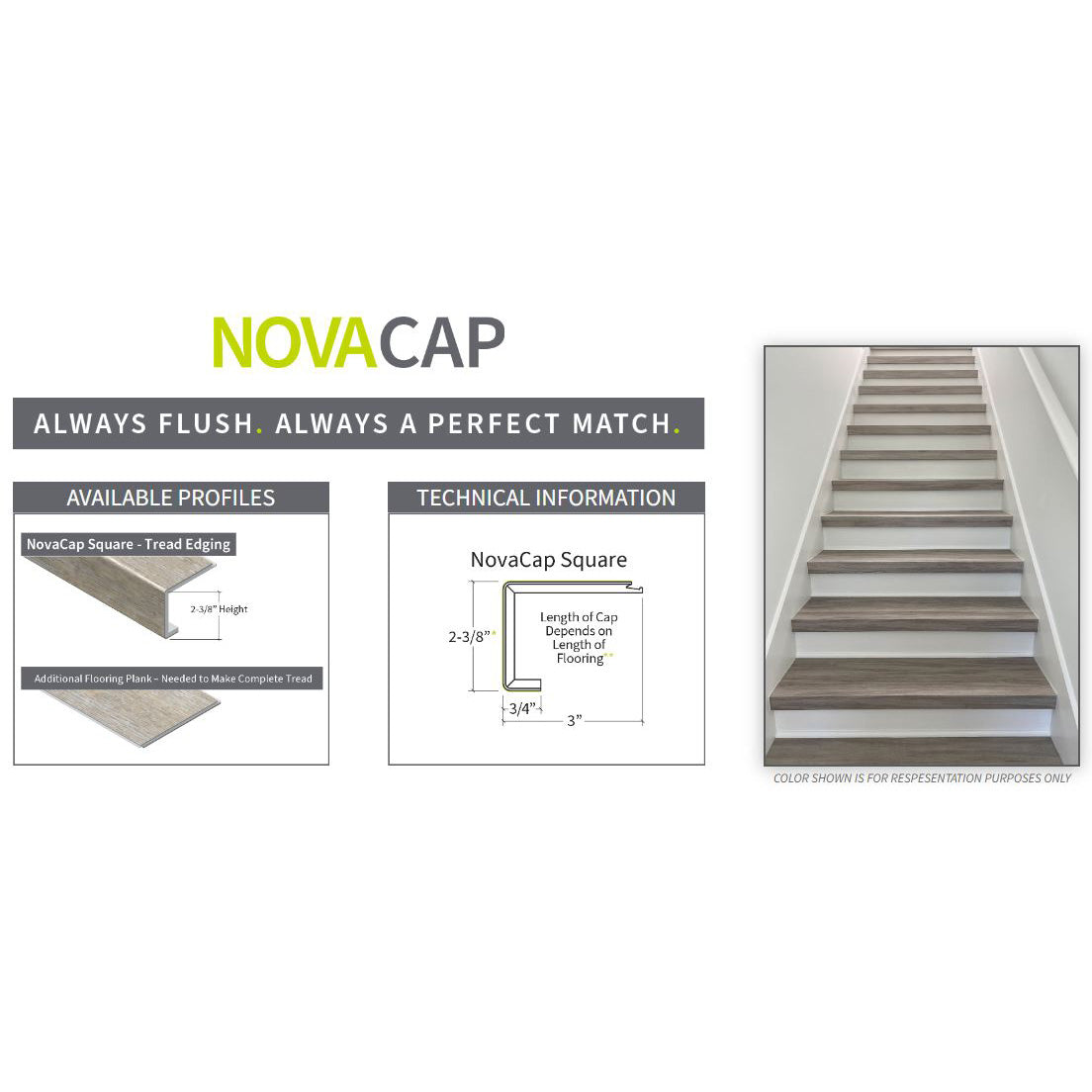 NovaFloor - Novacap - Stair Cap