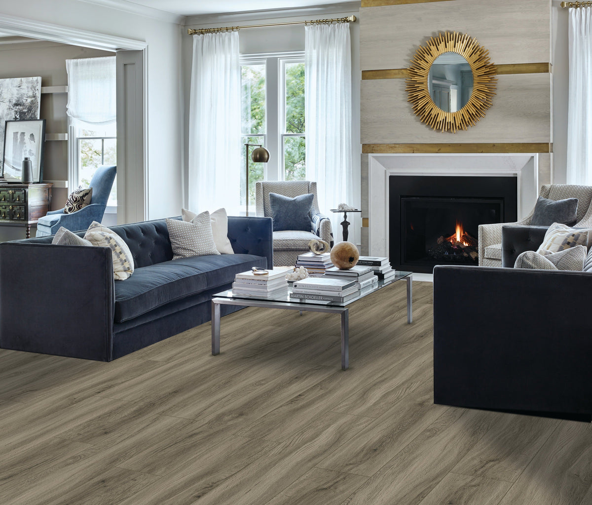 Floors 2000 - Oakley Collection 7 in. x 48 in. Luxury Vinyl - Hazelnut floor installation