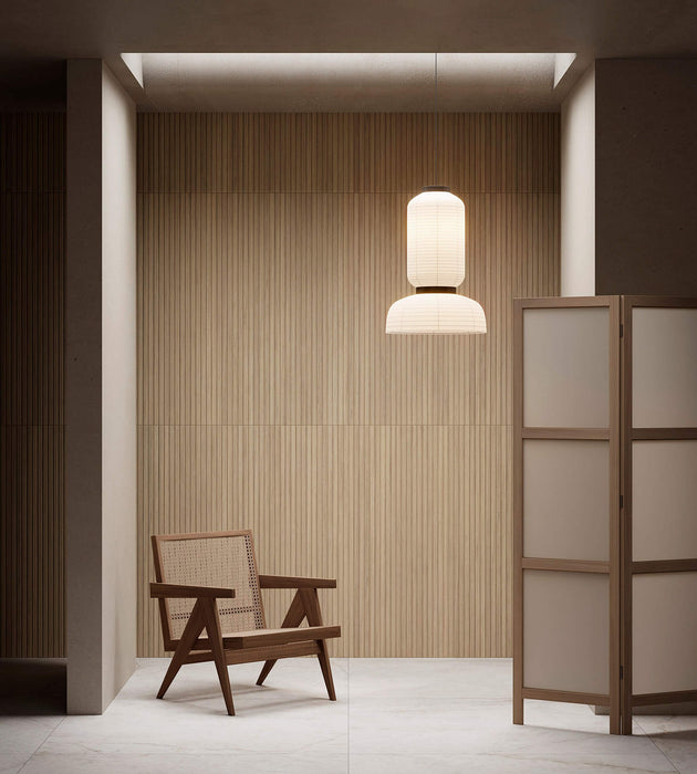 Durstone - Osaka Collection - 24 in. x 48 in. Wall Tile - Nut Room Scene
