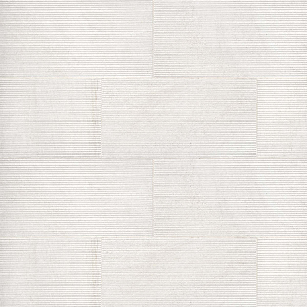 Bedrosians - Purestone 12&quot; x 24&quot; Floor &amp; Wall Tile - Bianco Matte Velvet