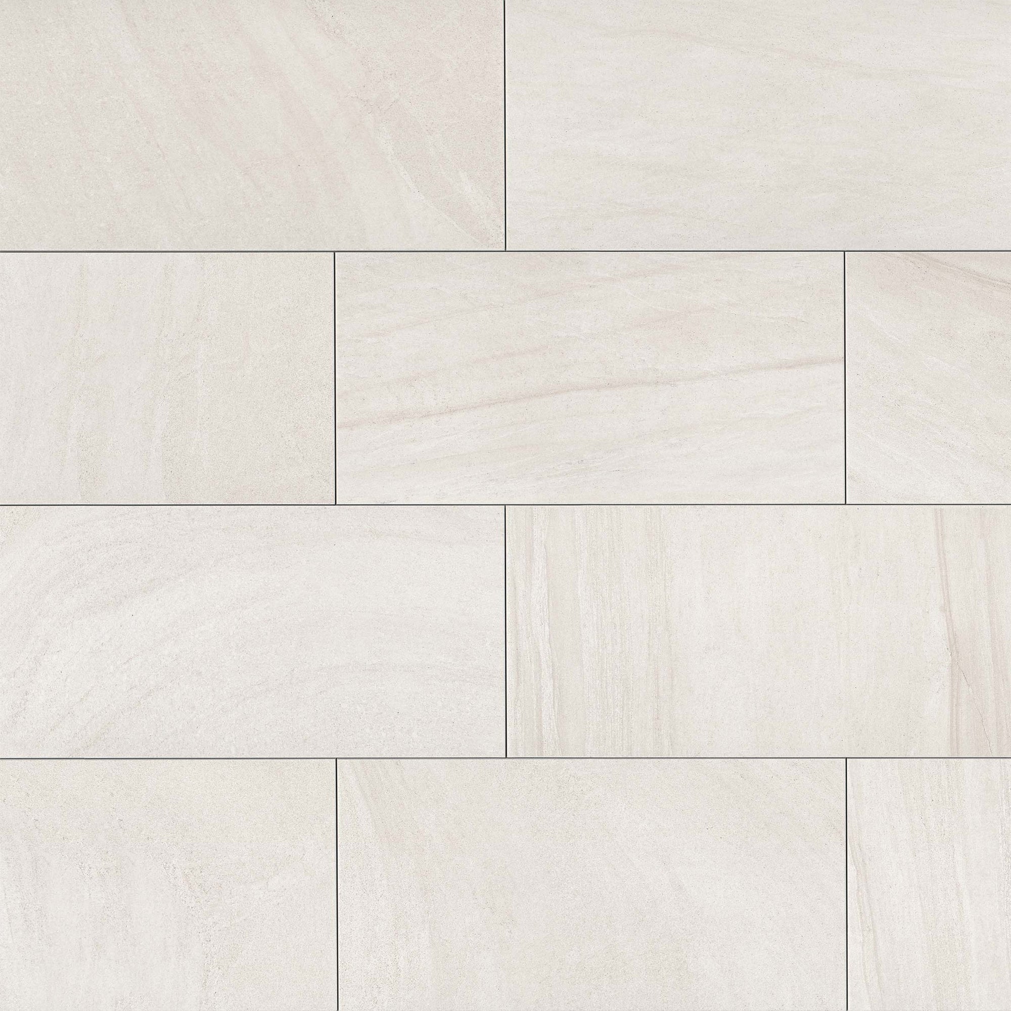 Bedrosians - Purestone 12" x 24" Floor & Wall Tile - Bianco Matte