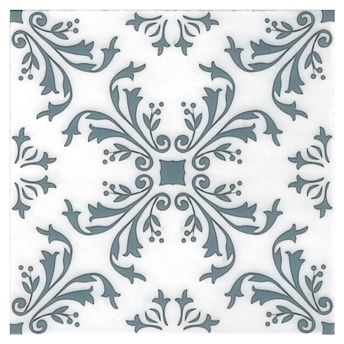 DW Tile &amp;amp; Stone - Painted Marble Series 6 in. x 6 in. Marble Tile - PM01