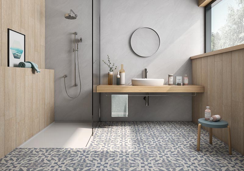 Pamesa - Art Collection - 8.78 in. x 8.78 in. Porcelain Tile - Rodin 1 Room Scene