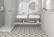 Pamesa - Art Collection - 8.78 in. x 8.78 in. Porcelain Tile - Seurat 1 room Install