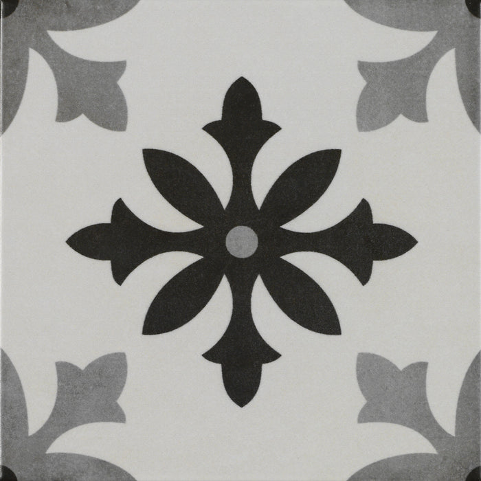 Pamesa - Art Collection - 8.78 in. x 8.78 in. Porcelain Tile - Degas Blanco