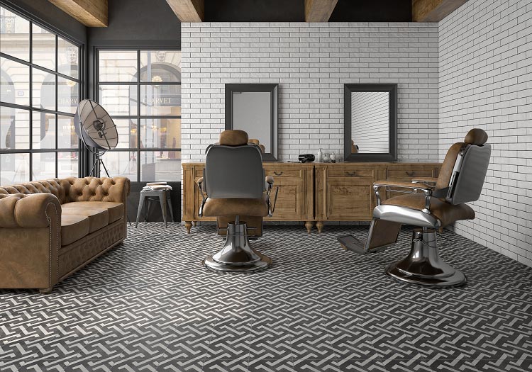 Pamesa - Art Collection - 8.78 in. x 8.78 in. Porcelain Tile - Signac 1 Room
