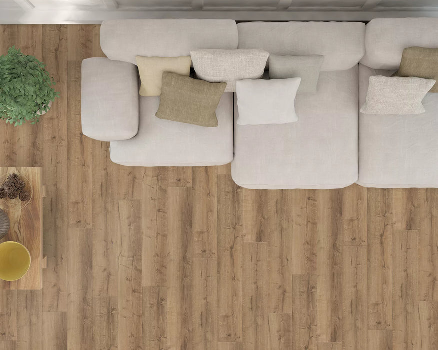 LW Flooring - Riverside - 9" x 59" - Luxury Vinyl - Papyrus Top View