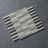 See Soci Tile - Staggered Bar Pattern - Parchment Blend