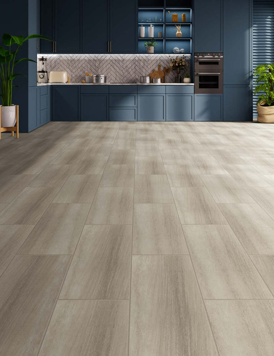 Engineered Floors - Pietra LVT T0823 - 12 in. x 24 in. - Alabaster Installed