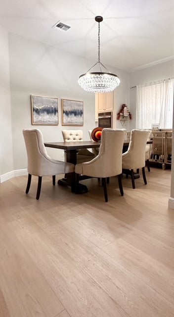 Compass Flooring - The Watershed Collection Laminate - Potomac Oak floor installation