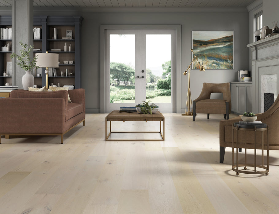 LM Flooring - Serene Pass 9 in Engineered Hardwood - Prairie floor installation