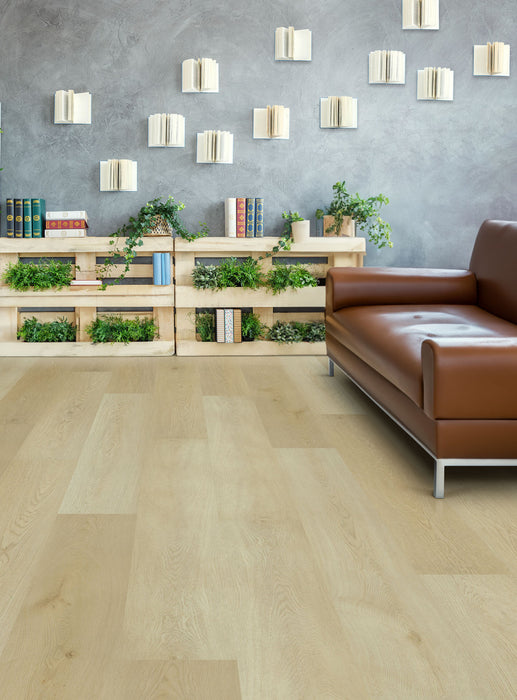 Engineered Floors - Preference - 9 in. x 60 in. - Luxury Vinyl - Parchment floor installation