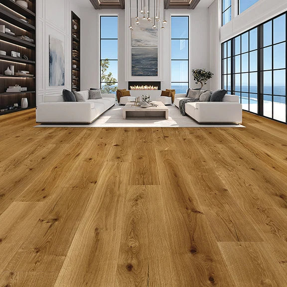 Prestige - Emberline Collection - 10.5 in. x 87 in. Engineered Hardwood - Lamplight