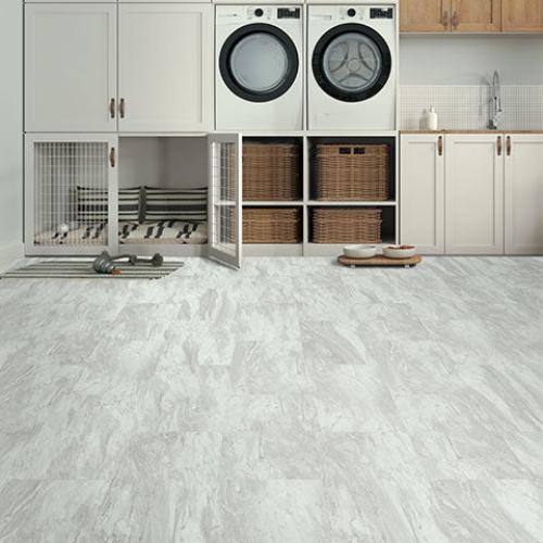 Tarkett - ProGen - 12 in. x 24 in. - Marble Nouveau Avalanche Installed