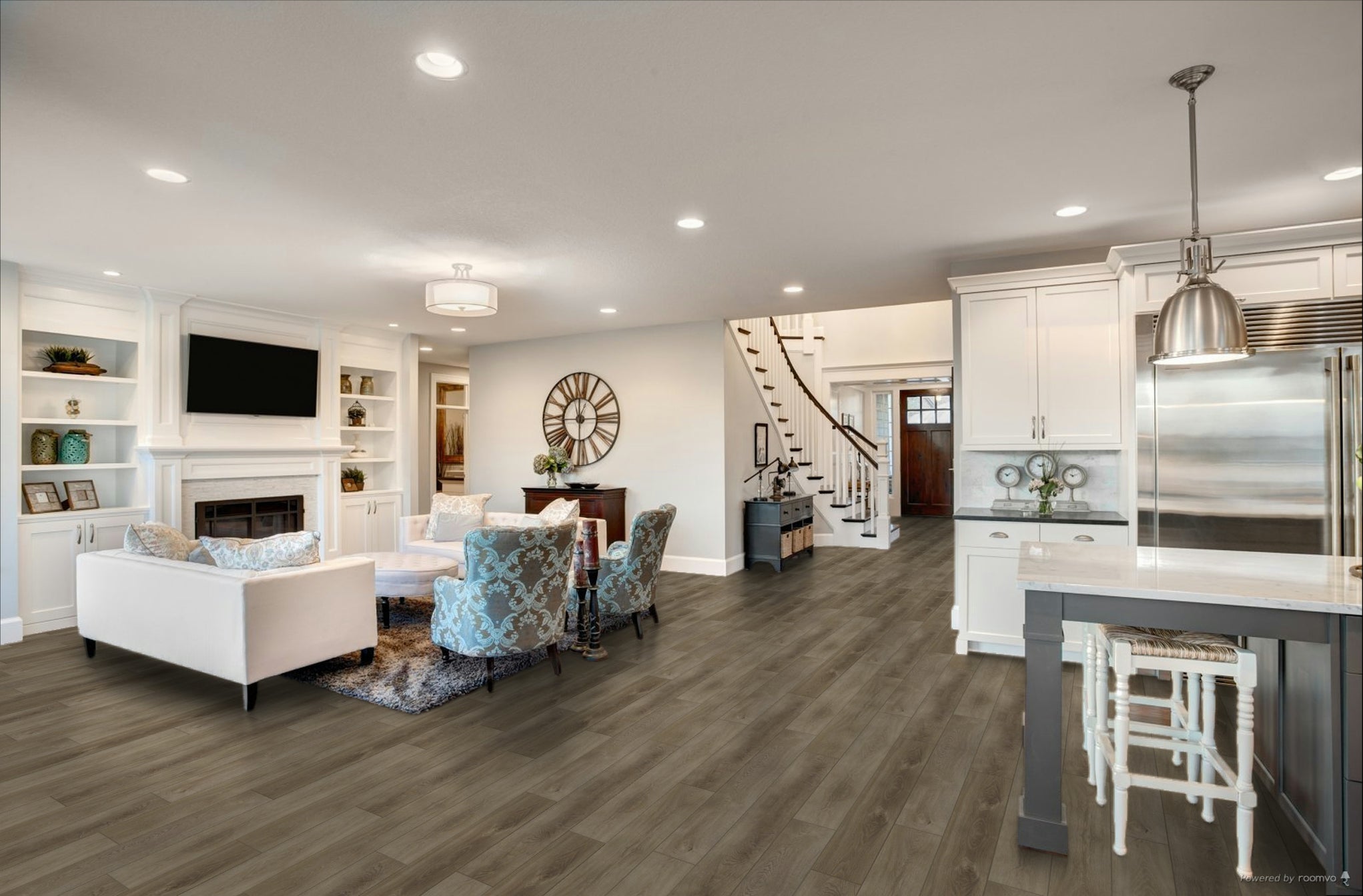 Prolex Flooring - Cambridge - 7 in. x 48 in. - Luxury Vinyl - Cotton G ...