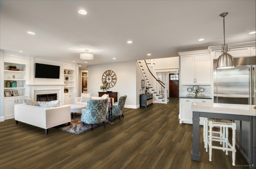 Prolex Flooring - Cambridge - 9 in. x 48 in. - Luxury Vinyl - Truffle Installed