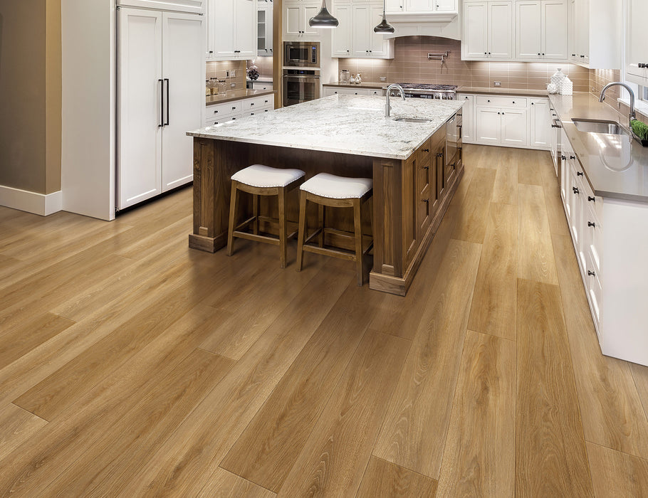 Provenza Floors - Moda Living Elite Luxury Vinyl Plank - Oasis floor installation