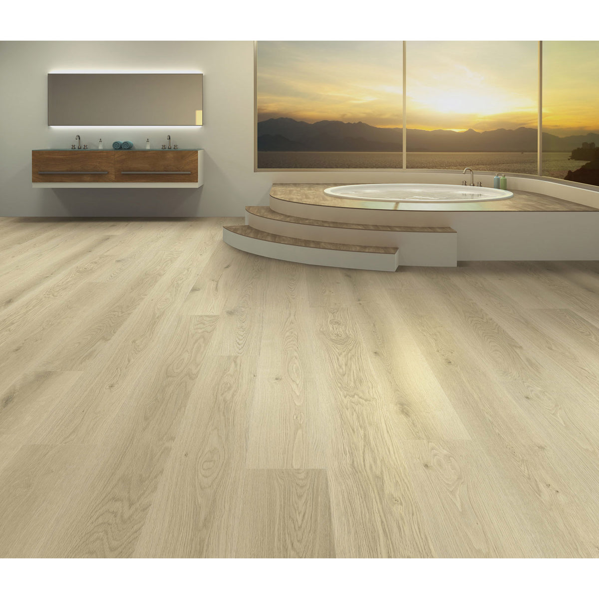 Provenza Floors - New Wave - 8.75 in. x 72 in. Rigid Core - Rare Earth Installed