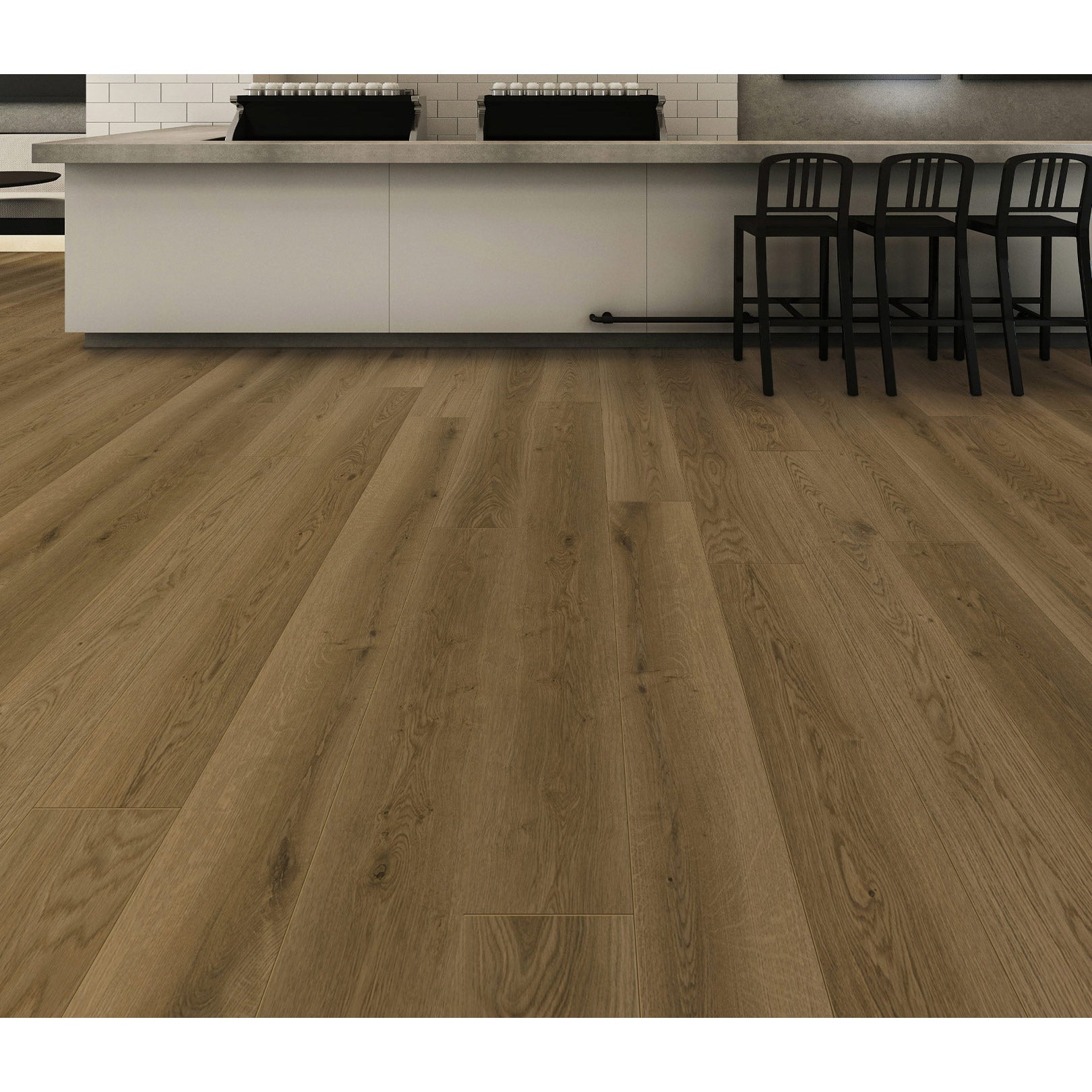 Provenza Floors - New Wave - 8.75 in. x 72 in. Rigid Core - Timber Wolf