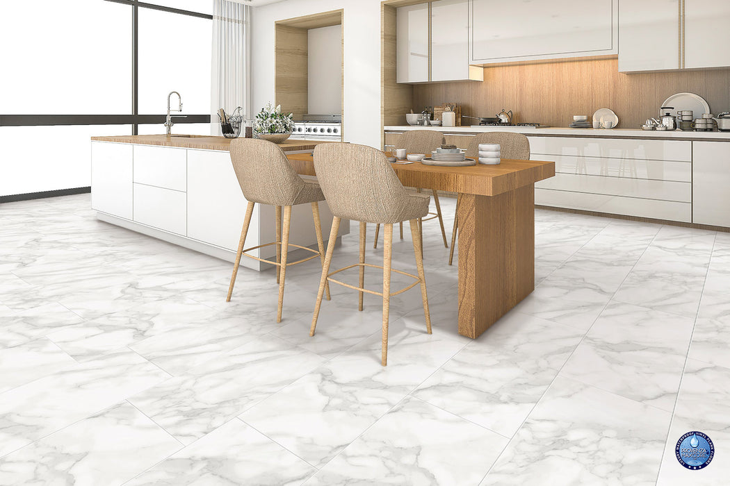 Provenza Floors - Stonescape Luxury Vinyl Plank - Marble Canyon Installed