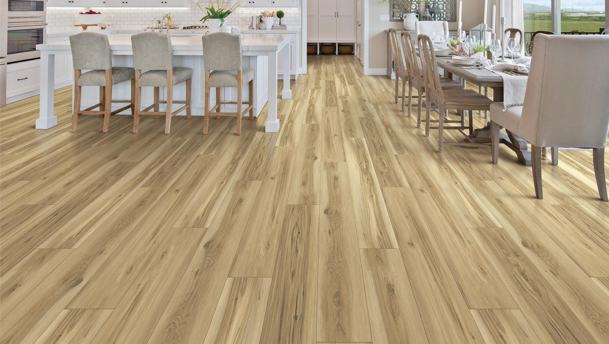 Provenza Floors - Uptown Chic III Luxury Vinyl Plank - Barely Beige Room scene