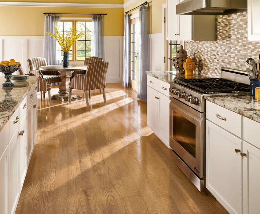 Hartco - Prime Harvest Solid Hardwood - Natural 3.25" - High Gloss